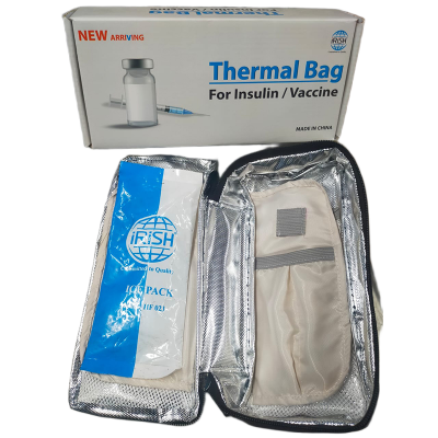 Picture of Insulin Cooler Travel Case Diabetic Medication Cooler Bag Diabetes Organize Medicine with1 Ice Packs