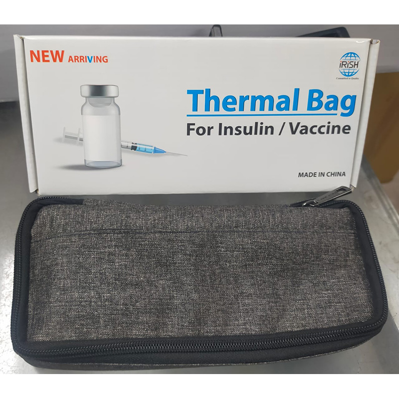 Picture of Insulin Cooler Travel Case Diabetic Medication Cooler Bag Diabetes Organize Medicine with1 Ice Packs