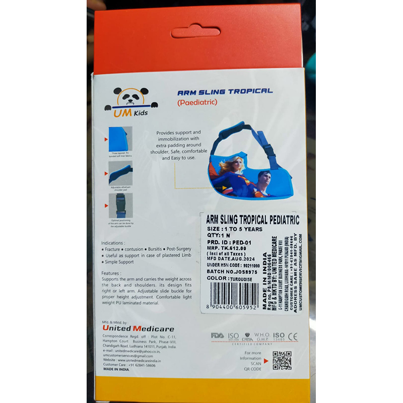 Picture of Elbow bag Arm Sling kids