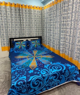 Picture of Digital Home tex Luxury Panel Fashionable Bed Sheet for Home Decoration from Clothika