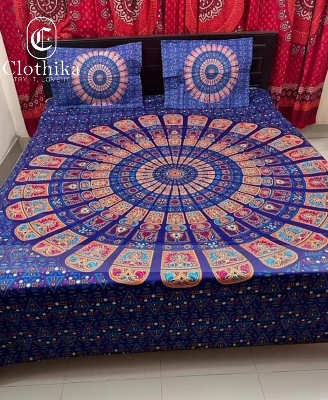 Picture of Digital Home tex Luxury Panel Fashionable Bed Sheet for Home Decoration from Clothika