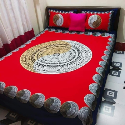 Picture of Digital Home tex Luxury Panel Fashionable Bed Sheet for Home Decoration from Clothika