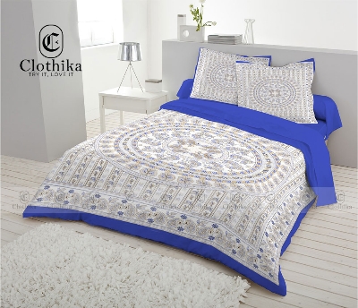 Picture of Digital Home tex Luxury Panel Fashionable Bed Sheet for Home Decoration from Clothika