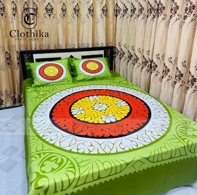 Picture of Digital Home tex Luxury Panel Fashionable Bed Sheet for Home Decoration from Clothika