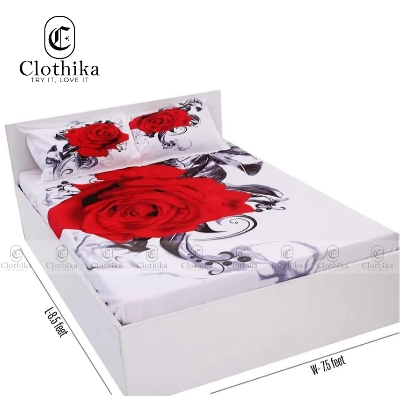 Picture of Digital Home tex Luxury Panel Fashionable Bed Sheet for Home Decoration from Clothika