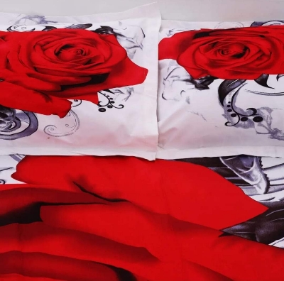 Picture of Digital Home tex Luxury Panel Fashionable Bed Sheet for Home Decoration from Clothika