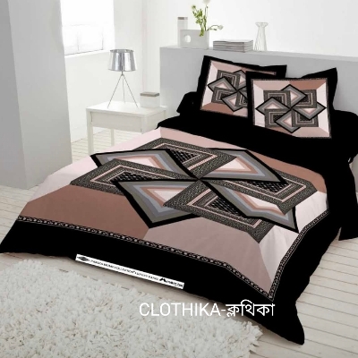 Picture of Digital Home tex Luxury Panel Fashionable Bed Sheet for Home Decoration from Clothika