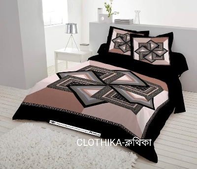 Picture of Digital Home tex Luxury Panel Fashionable Bed Sheet for Home Decoration from Clothika