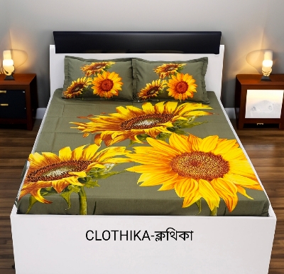 Picture of Eid new collection Bedsheet king size(8feet/7.5 feet) with 2 pillows cover