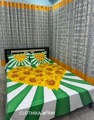 Picture of Premium Quality Bedsheet king size(8feet/7.5feet)with 2 pillows cover from CLOTHIKA