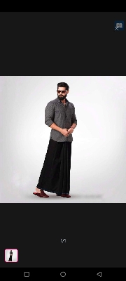 Picture of Black Lungi ATM brand 5 hand for smart men