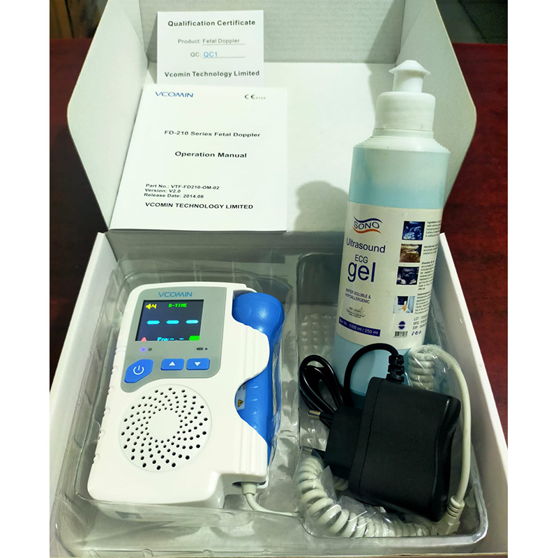 Picture of Vcomin Fetal Doppler rechargeable with 250ml gel