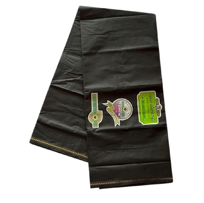 Picture of Stylish & Fashionable Black/White Colour Lungi 100% cotton
