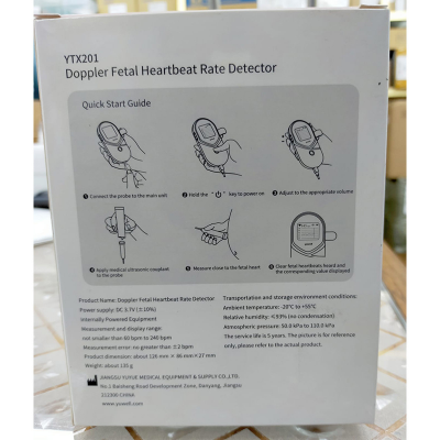 Picture of fetal doppler fetal ultrasound baby heartbeat