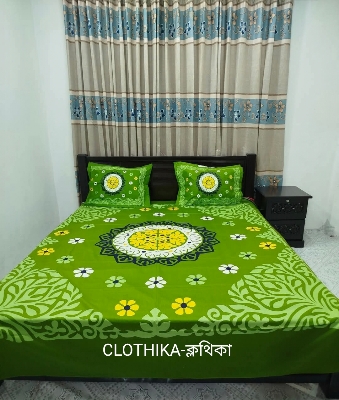 Picture of New Design Luxury Panel Bedsheet king size (8feet/7.5feet) with 2 pillows cover for home decorations