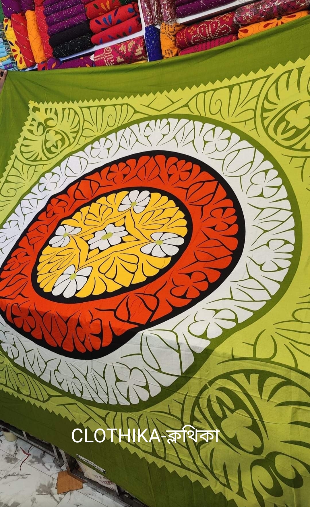 Picture of Premium Quality New design Bedsheet with 2 pillows cover & 1 side pillow cover