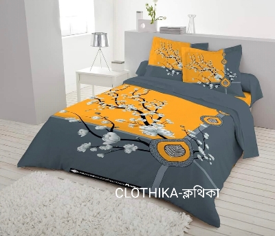 Picture of New Design Luxury Panel bedsheet king size(8feet×7.5feet) with 2 pillows cover for home decorations