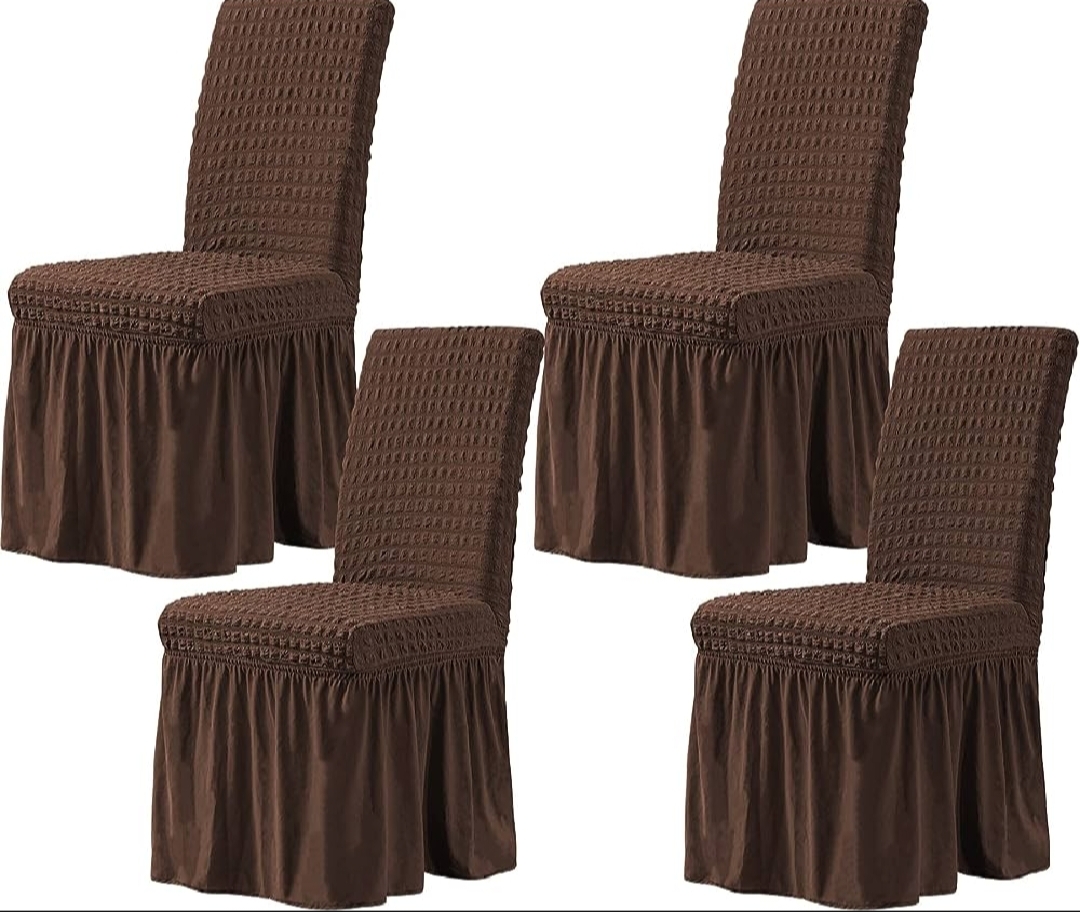 Picture of 6 seats turkish spandex fabrics chair cover for home decorations