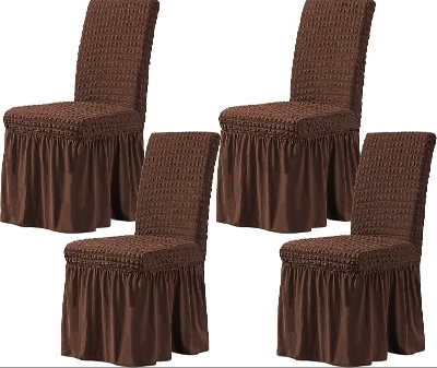 Picture of 6 seats turkish spandex fabrics chair cover for home decorations