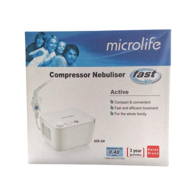 Picture of মাইক্রোলাইফ neb-ভার্চুয়াল ভালভ প্রযুক্তি সহ শিশু এবং প্রাপ্তবয়স্কদের জন্য কম্প্রেশার নেবুলাইজার শ্বাসতন্ত্রের জন্য সর্বোচ্চ ওষুধ ডেলিভারি