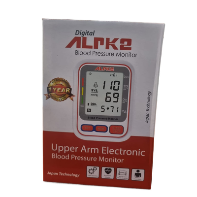 Picture of ALPK-2 Automatic Digital LCD Blood Pressure Monitor ১ বছর এর রিপ্লেসমেন্ট গ্যারান্টি Upper Arm Electronic Check Heart Beat Pulse Sphygmomanometer Machine