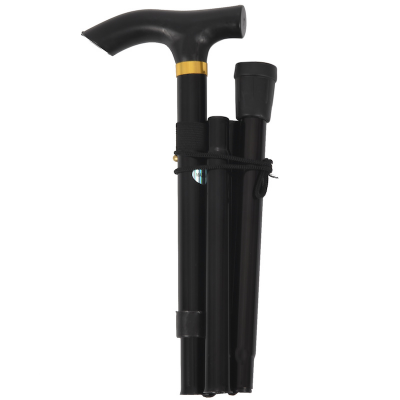 Picture of Folding Crutch Walking Cane Folding Stick with Adjustable Length (33-37 Inch)