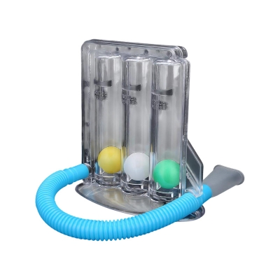 Picture of 3-বল ডিপ ব্রেথিং এক্সারসাইজার ফুসফুসের ডিপ ব্রেথ ট্রেনার ইনসেনটিভ স্পিরোমিটার স্পিরোমেট্রি ব্রেথ মেজারমেন্ট সিস্টেম