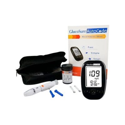 Picture of GlucoSure AutoCode Blood Glucose Monitoring System with 10 Blood Glucose Test Strips