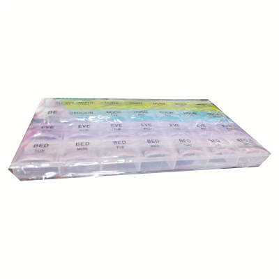 Picture of Homesoul Medicine Organizer Reminder Storage Box for 28 Days or 4 Weeks