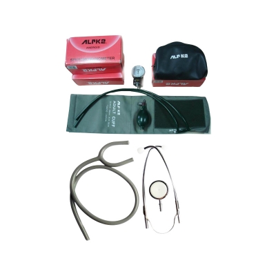 Picture of ALPK2 Japan Blood Pressure Monitor Aneroid Sphygmomanometer - Analog BP Machine Set