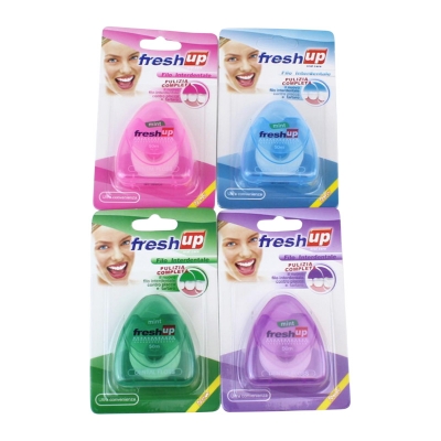 Picture of High quality 50m Length mint flavor Fresh Up Dental Terylene Floss 12pcs 1Box