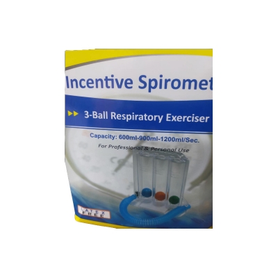 Picture of 3-Ball Deep Breathing Exerciser Spirometer Spirometry