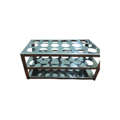 Picture of Steel 18 Hole Test Tube Rack, Test Tube Stand (Full SS)