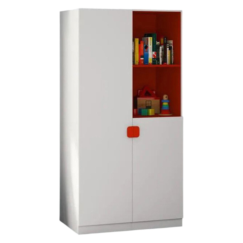 Picture of Furniture Express Unique Design 2 Door Almirah with Open Shelf & Inner Locker Drawer/ Bedroom Furniture Wardrobe/ Cloth Storage Cabinet/ display shelf