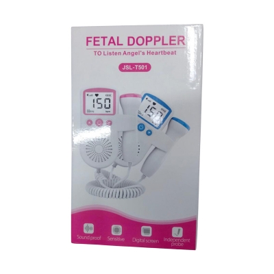 Picture of Handheld Fetal Doppler LCD 3.0MHz Ultrasound Fetal Doppler Baby Heart Beat 0 Radiation Fetal Doppler Fetal Heart rate Monitor