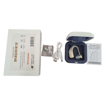 Picture of Rionet Rechargeable Digital Hearing aid high-range BTE