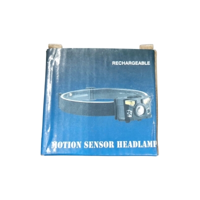 Picture of MINI LED Headlamp Motion Sensor Ultra Bright Hard Head Lamp Powerful Headlight USB Rechargeable Flashlight