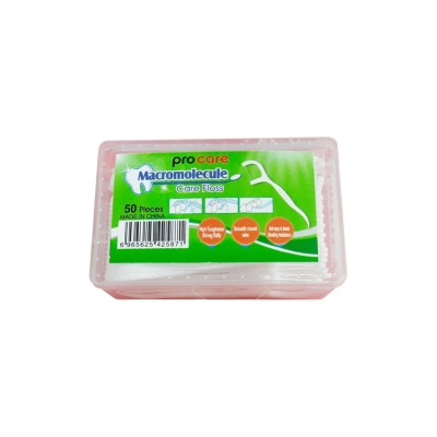 Picture of Procare Macromolecule Dental Floss Pick Toothpick Inner dental Cleaner Tooth Picks-50 pcs(1 box)