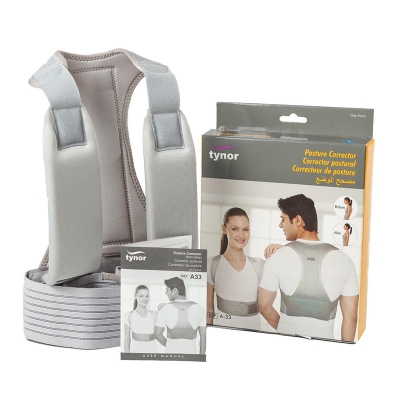 Picture of tynor Posture Corrector for women & man I Adjustable Back Straightener for Upper Back Pain