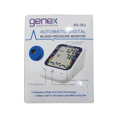 Picture of Genex AS35J Full Automatic Digital Blood Pressure Monitor Bp machine set with 2 years guaranty