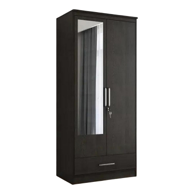 Picture of Furniture Express Highly Vital - Modern Two Doors Almirah with One Side Mirror by Best Quality Furniture - Furniture & Decor - Modern and Trendy