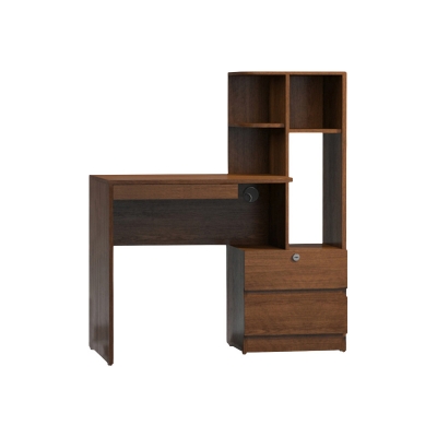 Picture of Furniture Express High Quality Computer Table | Study Table | Reading Table | Laptop Table with Two Drawes & Shelves Storage by Best Quality Furniture