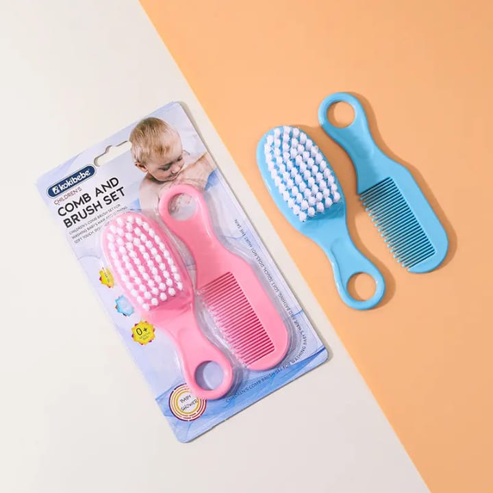 Picture of  Head Care Massage Comb Baby Grooming Kit Set Removing Fetal Moss Baby Safety Brush Portable Combination Set