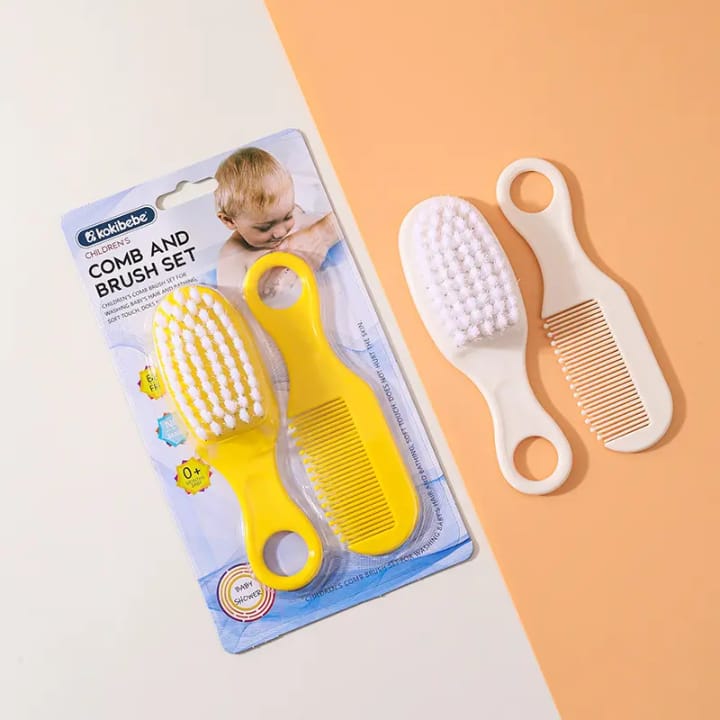 Picture of  Head Care Massage Comb Baby Grooming Kit Set Removing Fetal Moss Baby Safety Brush Portable Combination Set