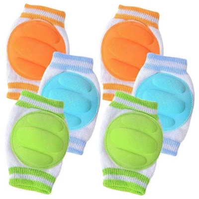 Picture of Adjustable Breathable Waterproof Safety Protector Anti-Slip Elastic Knee Elbow Pads Cushion for Babies