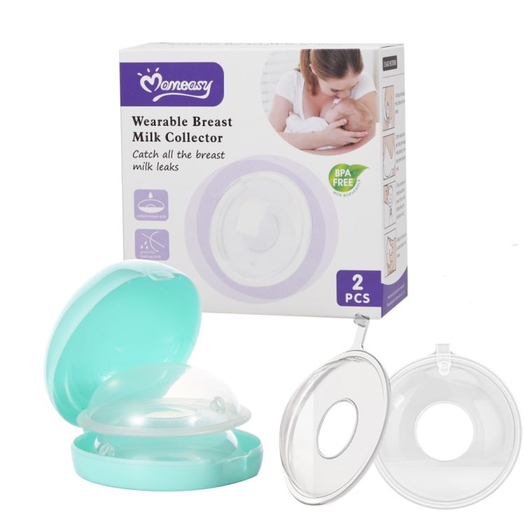 Picture of Breast Milk Collector, 2pcs Breast Shells, Easy to Wear Milk Collection Cups BPA-Free Breast Shlle Milk Collector
