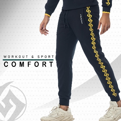 Picture of Shohure Black color joggers - Joggers For Men