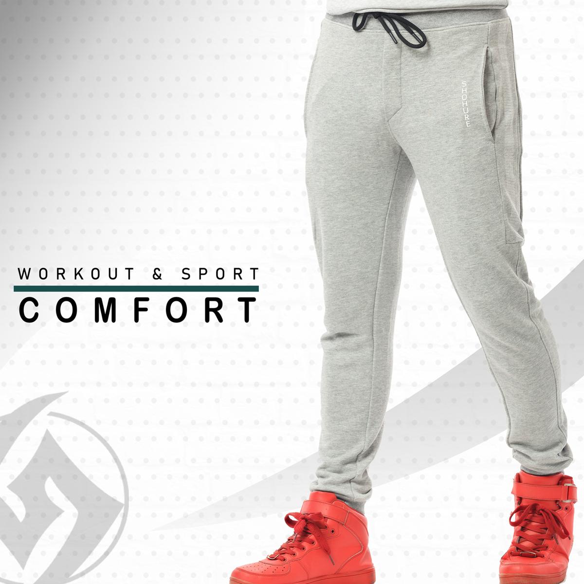 Picture of Shohure Gray color joggers - Joggers For Men