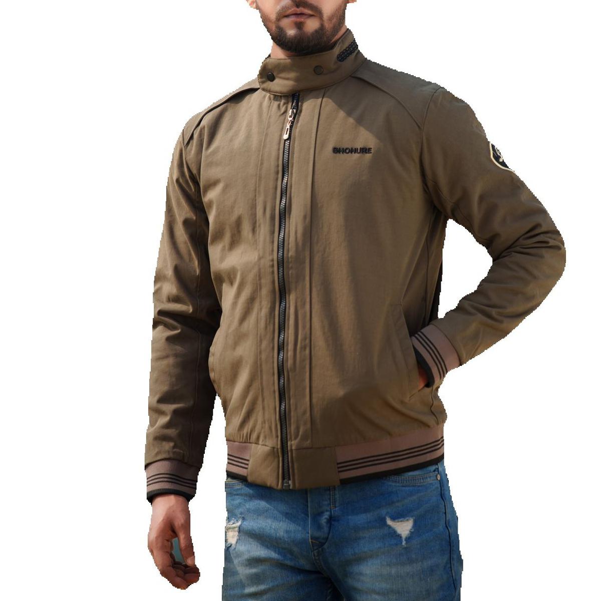 Picture of Shohure Khaki color Double part air proof jacket