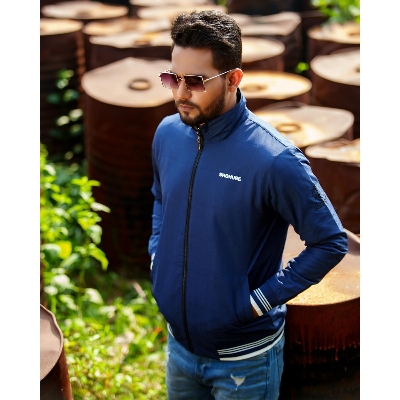 Picture of Shohure Navy Blue color Double part air proof jacket